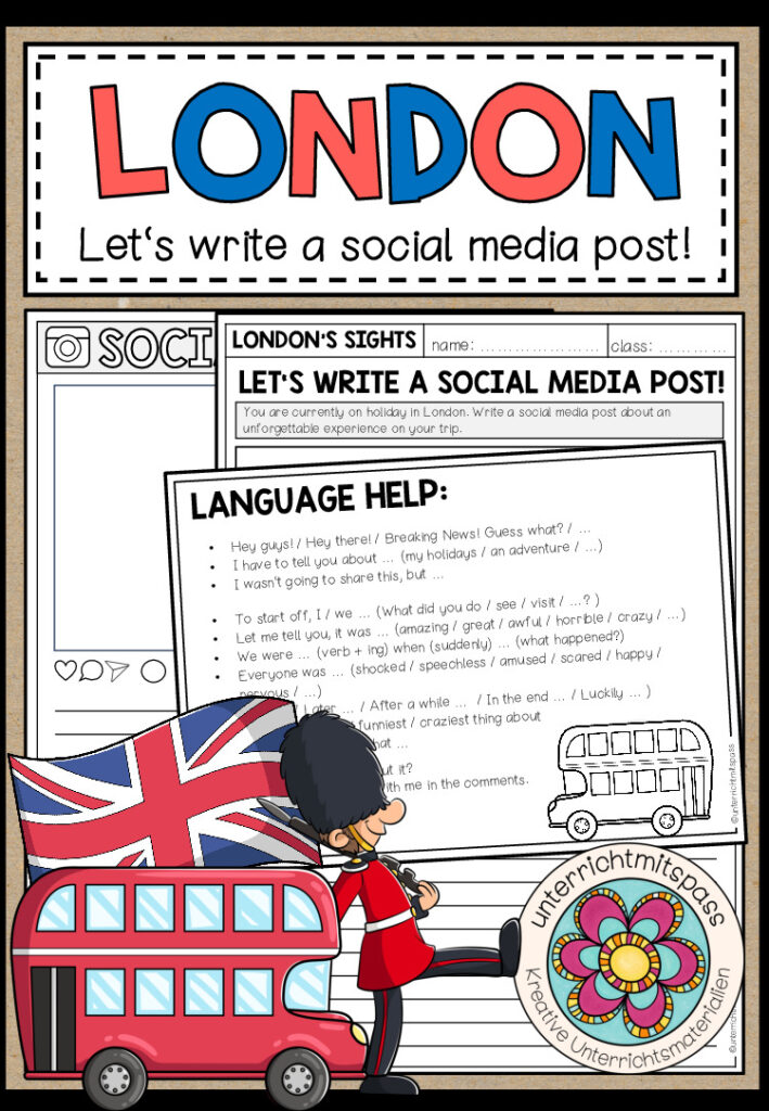 LONDON – Let’s write a social media post!