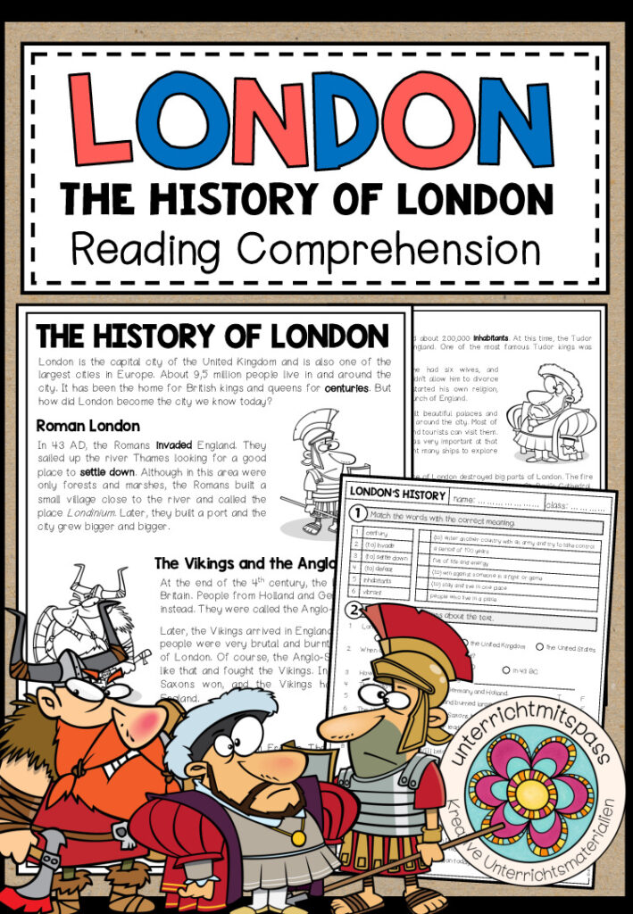 The History of London – Reading Comprehension + Conversation Strips