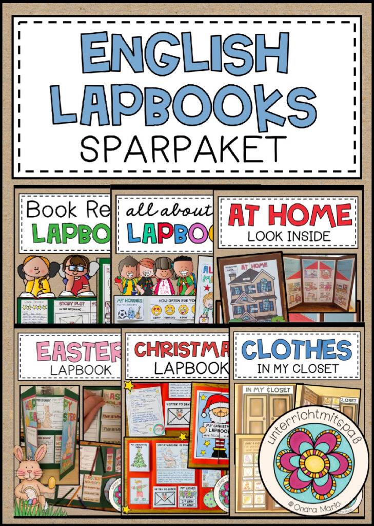 ENGLISH LAPBOOKS – Sparpaket (wachsendes Paket)