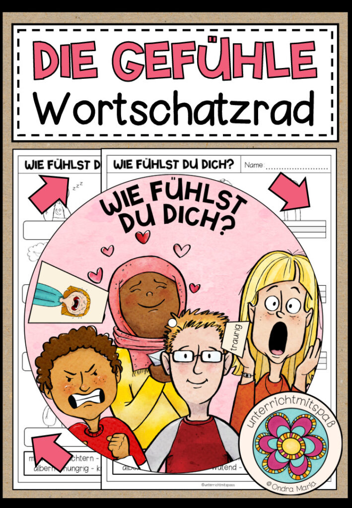 DIE GEFÜHLE – Wortschatzrad