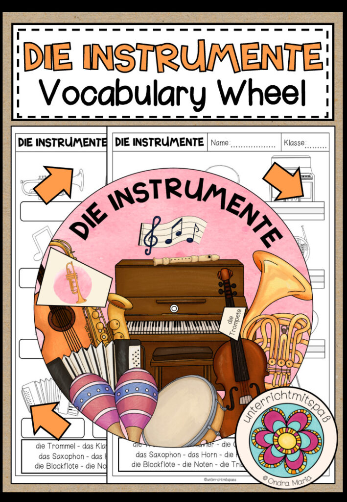 DIE INSTRUMENTE – Wortschatzrad