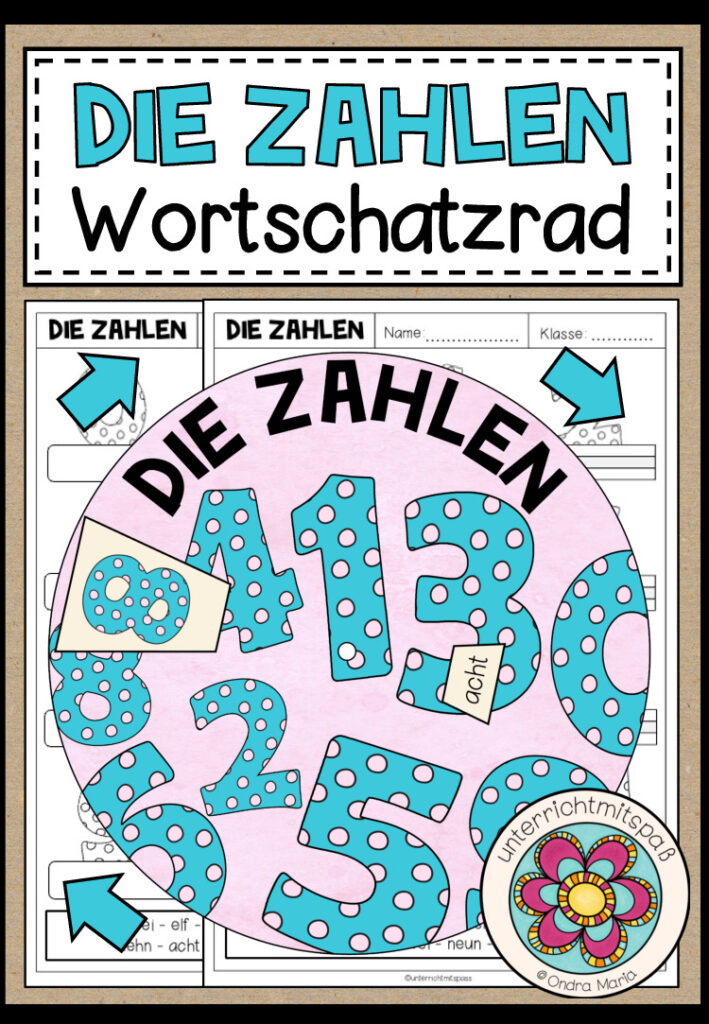 DIE ZAHLEN – Wortschatzrad