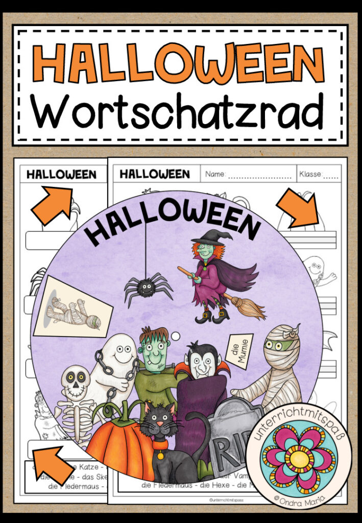 HALLOWEEN – Wortschatzrad