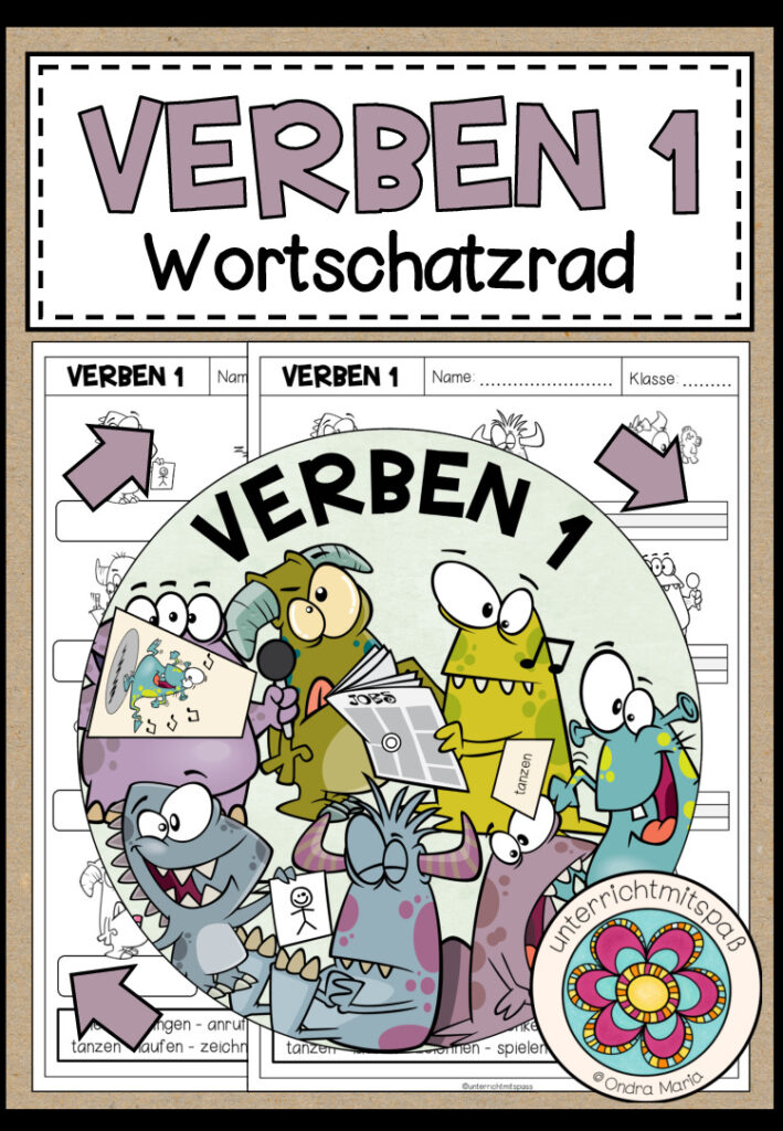 VERBEN 1 – Wortschatzrad