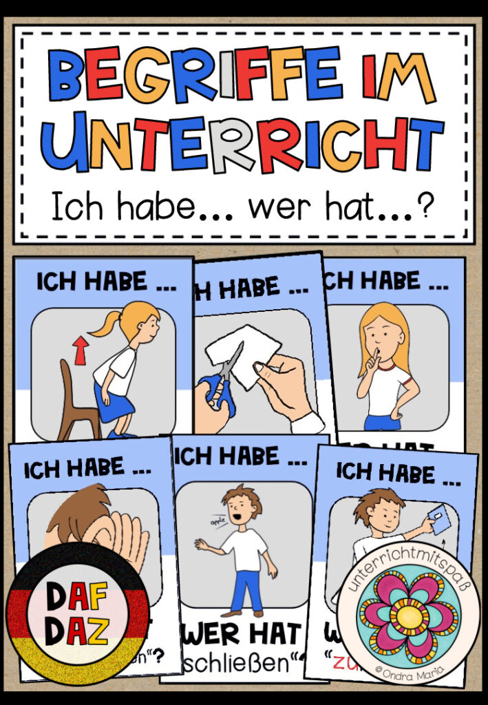 BEGRIFFE IM UNTERRICHT – Ich habe… Wer hat…? (DAF/DAZ)
