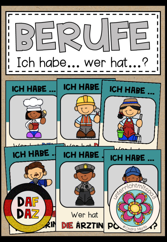 BERUFE – Ich habe… Wer hat…? (DAF/DAZ)