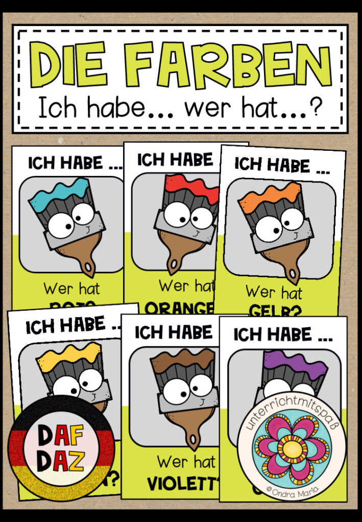 DIE FARBEN – Ich habe… Wer hat…? (DAF/DAZ)