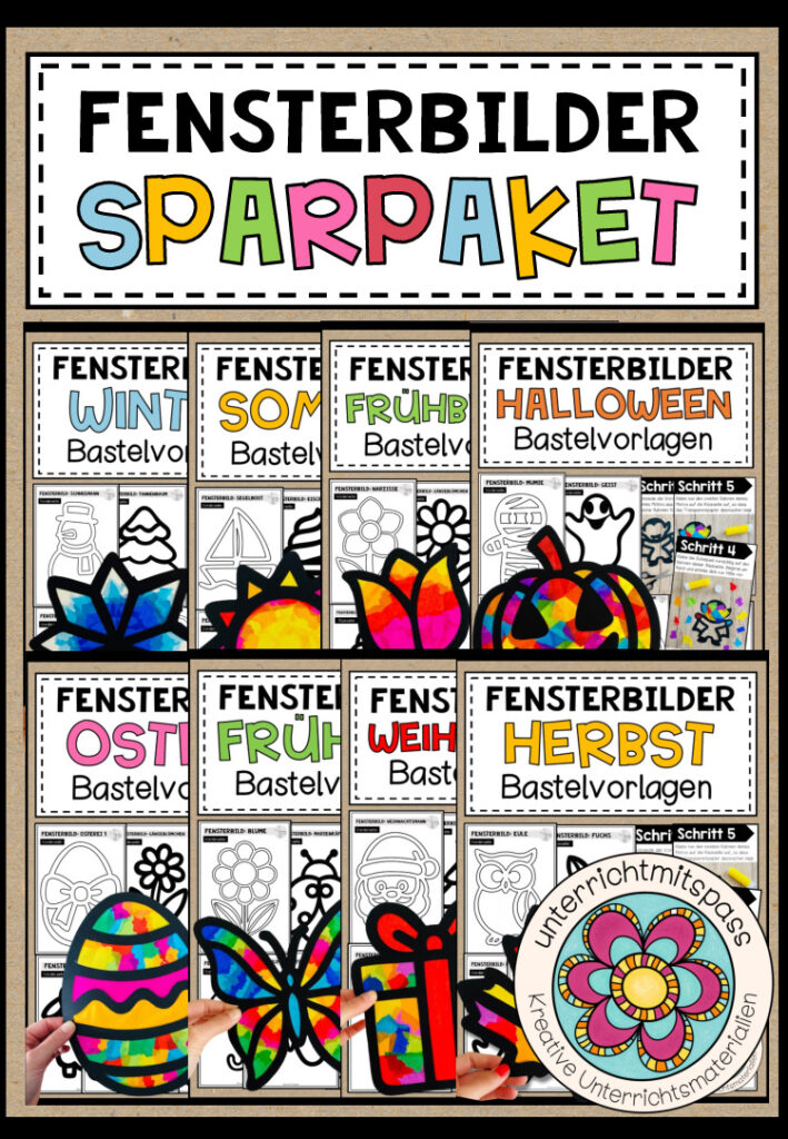 Fensterbilder – SPARPAKET (wachsendes Paket)