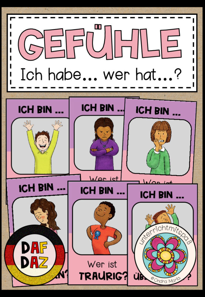 GEFÜHLE – Ich habe… Wer hat…? (DAF/DAZ)
