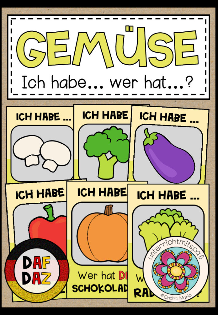 GEMÜSE – Ich habe… Wer hat…? (DAF/DAZ)