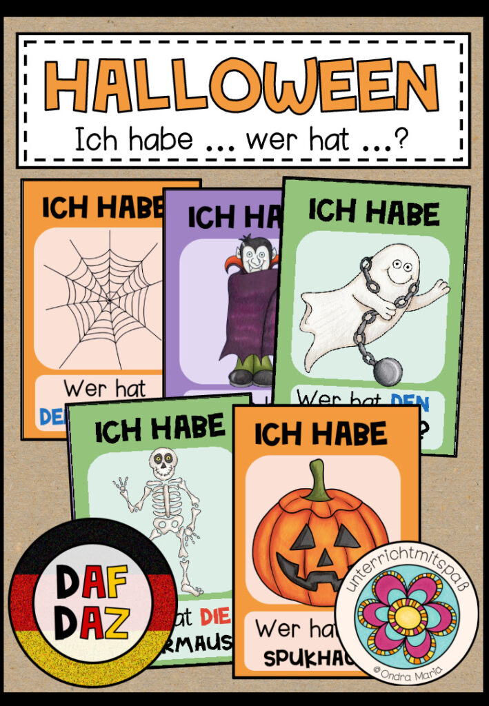 Halloween (DaF/DaZ) – “Ich habe… Wer hat…?”
