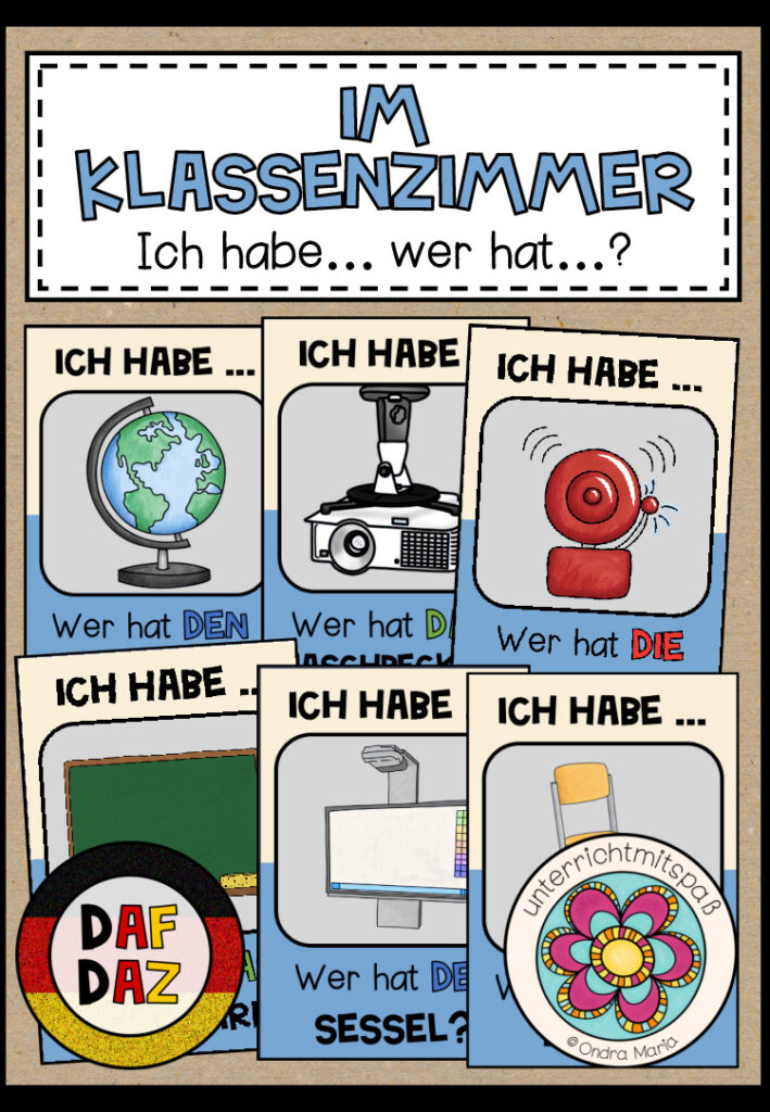 IM KLASSENZIMMER – Ich habe… Wer hat…? (DAF/DAZ)