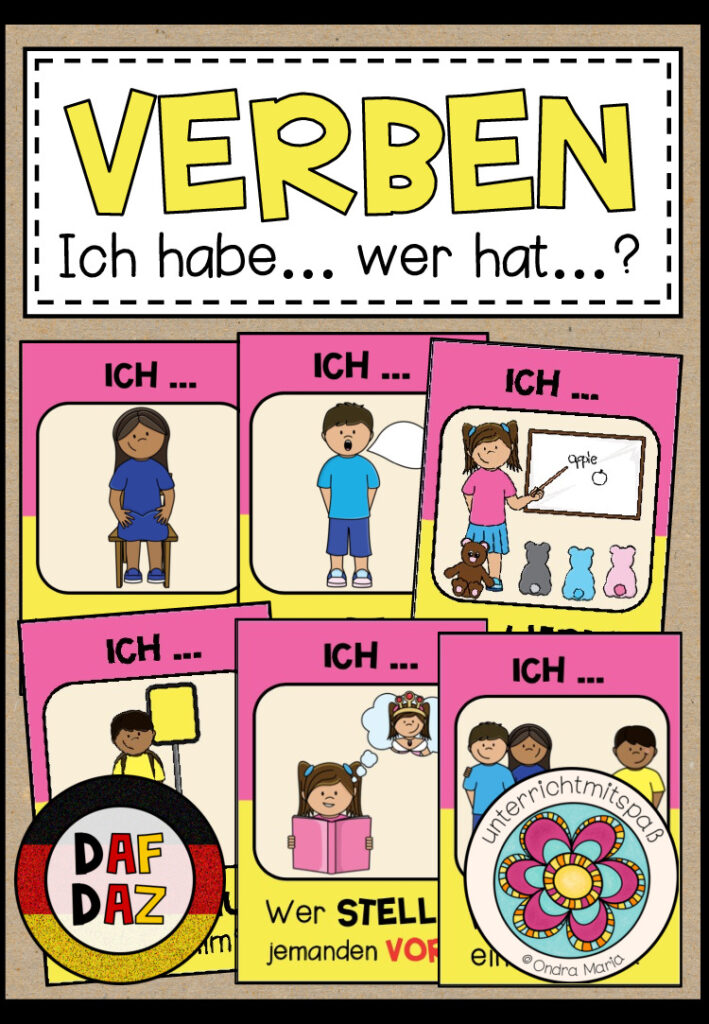 VERBEN – Ich habe… Wer hat…? (DAF/DAZ)