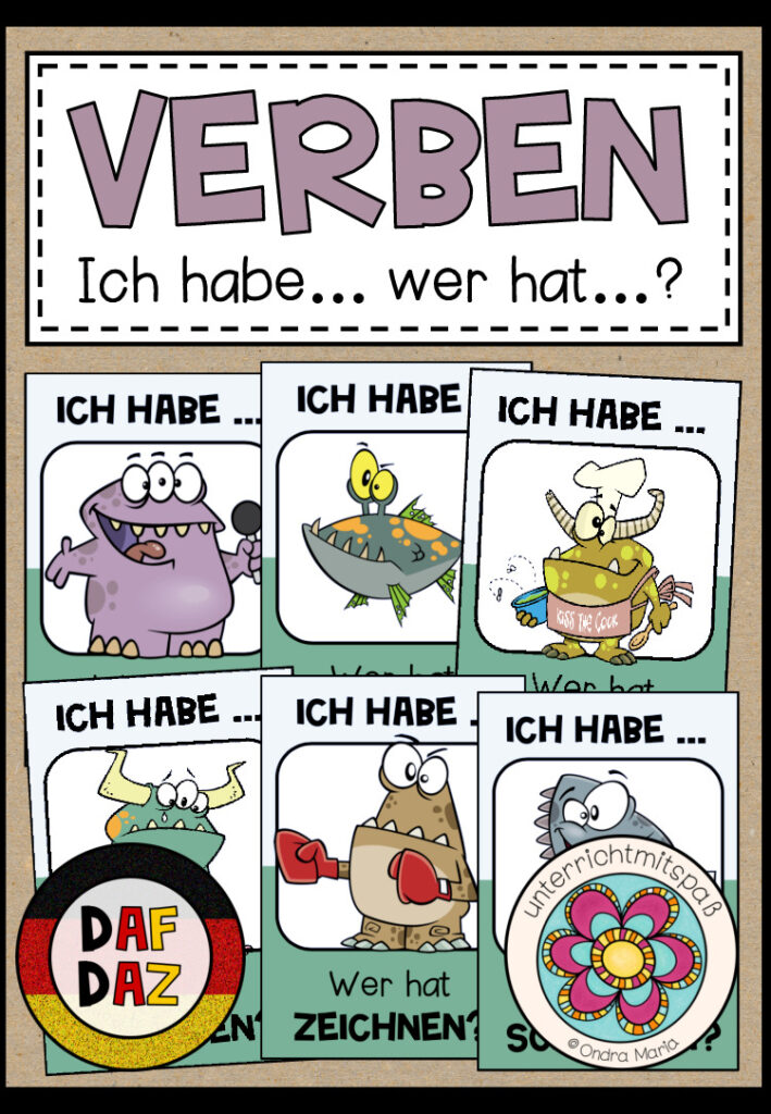 VERBEN – Ich habe… Wer hat…? (DAF/DAZ)