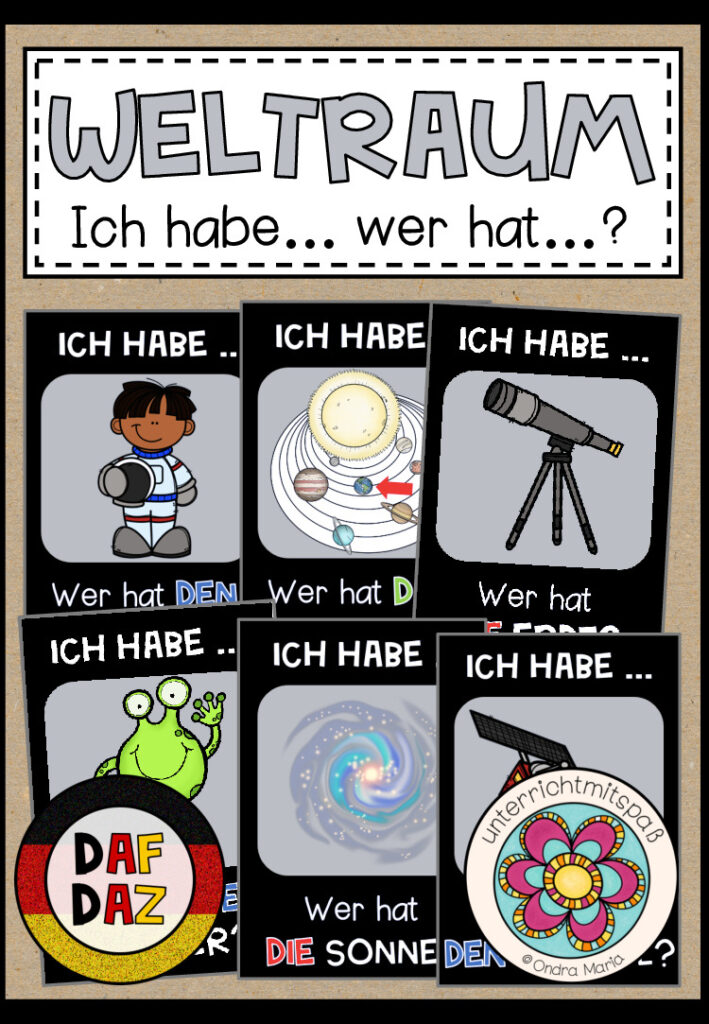 WELTRAUM – Ich habe… Wer hat…? (DAF/DAZ)