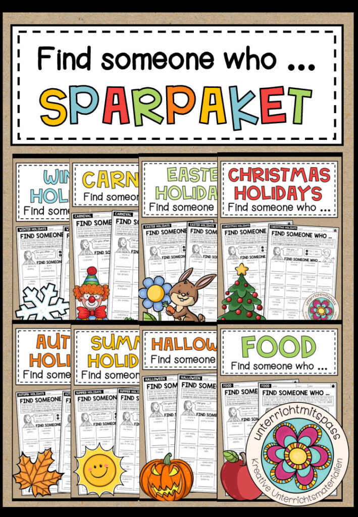 FIND SOMEONE WHO – Sparpaket (wachsendes Paket)