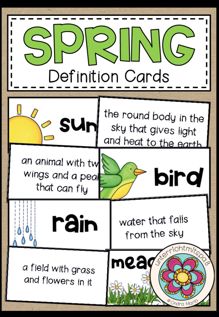SPRING – Definition Cards