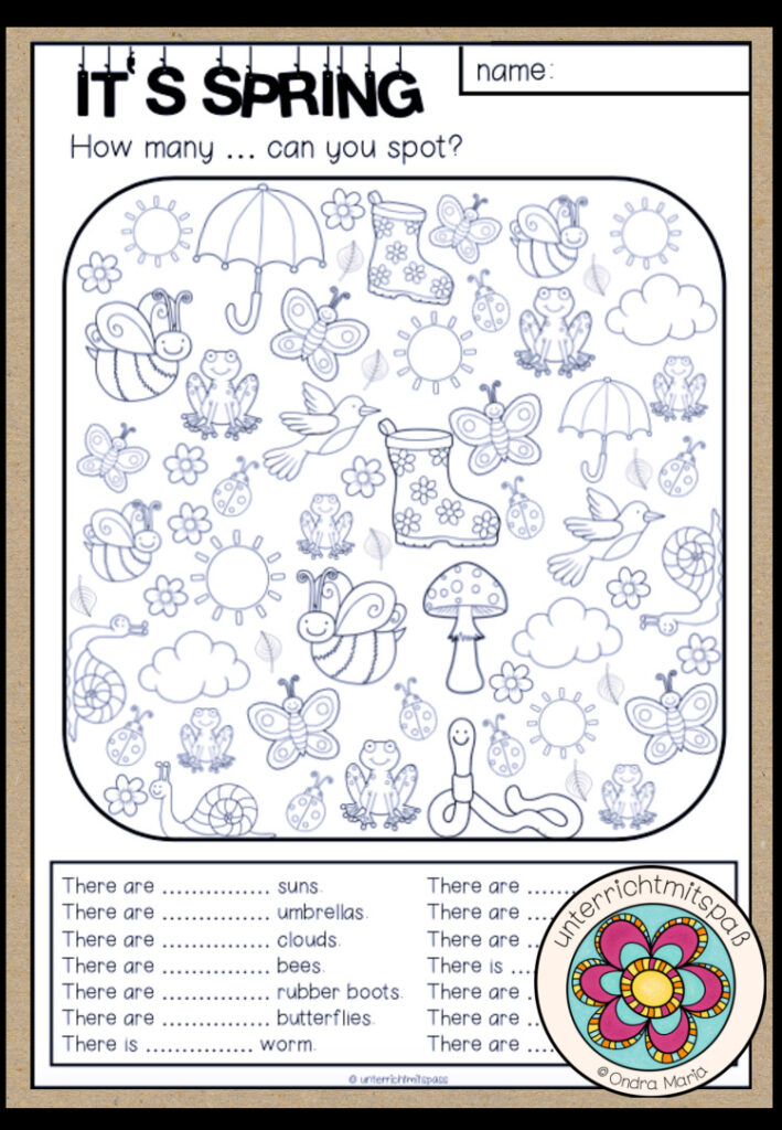 SPRING – How many things can you spot?