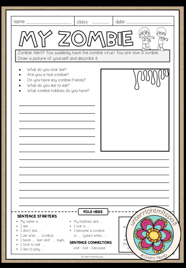 My Zombie – Writing (2-fach differenziert)