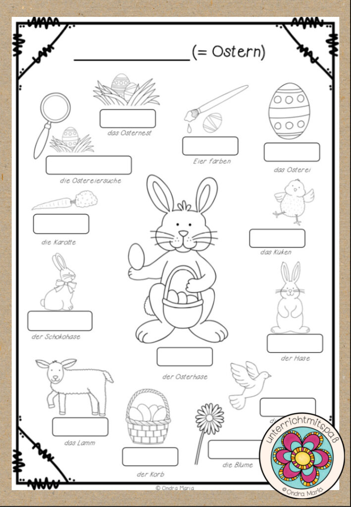 Ostern – Bildwörterbuch