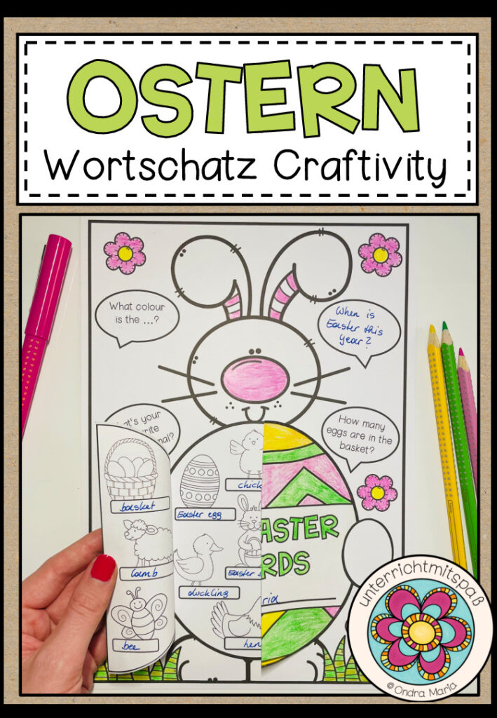 OSTERN – Wortschatz Craftivity