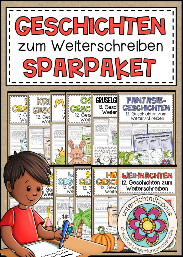 Geschichten zum Weiterschreiben – Sparpaket (wachsendes Paket)