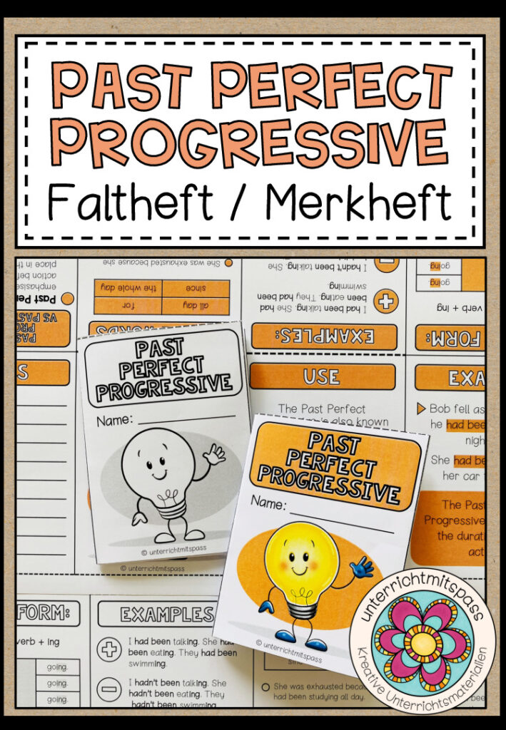 PAST PERFECT PROGRESSIVE – Faltheft (Merkheft)