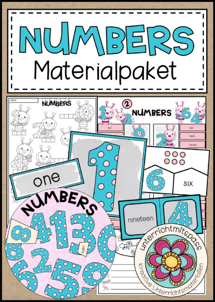 NUMBERS 1-20 – Materialpaket