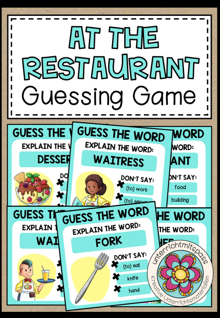 AT THE RESTAURANT – Guess the word