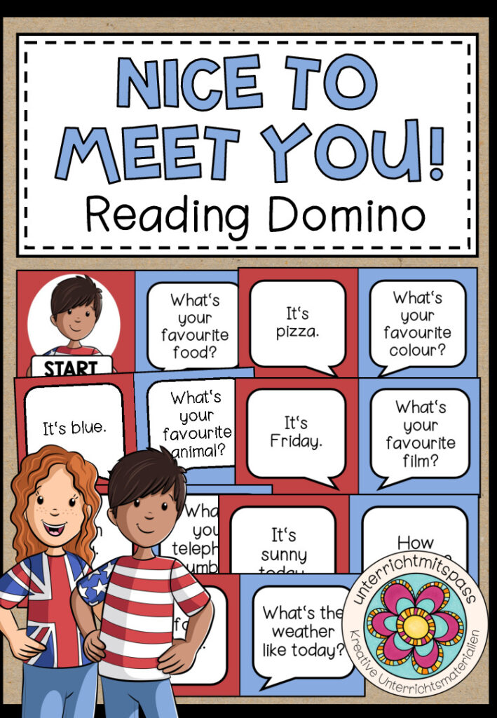 Nice to meet you – Reading Domino (English for Beginners)
