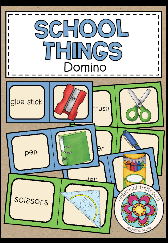 School things – Domino (2 Spiele)