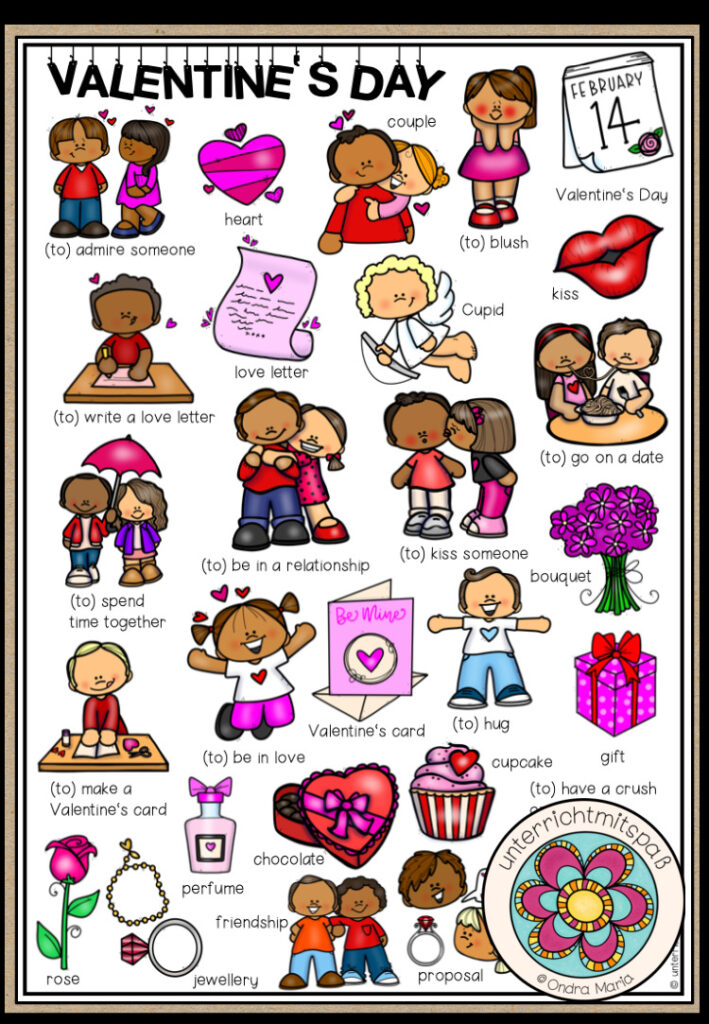 Valentine’s Day – Picture Dictionary
