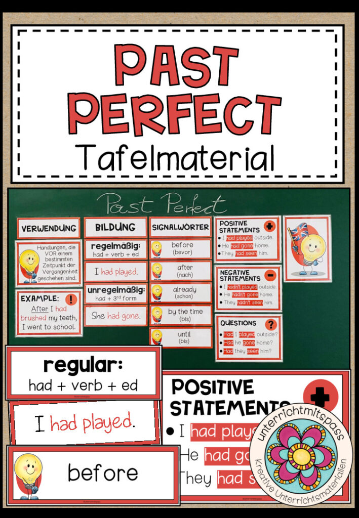 PAST PERFECT – Tafelmaterial (2 Versionen)