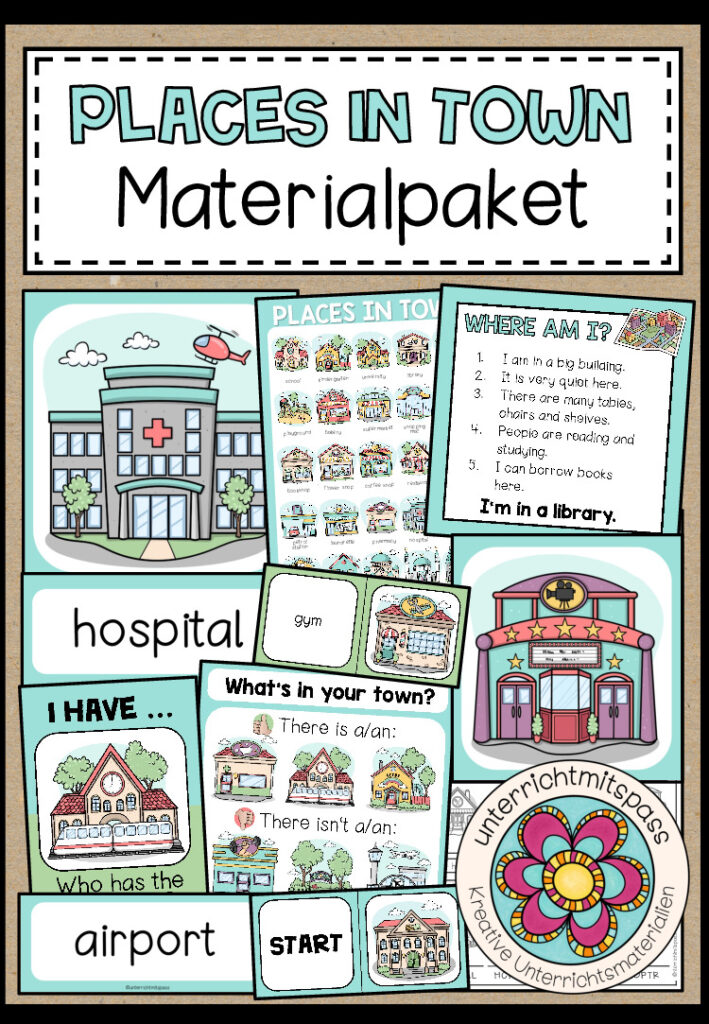 PLACES IN TOWN – Materialpaket