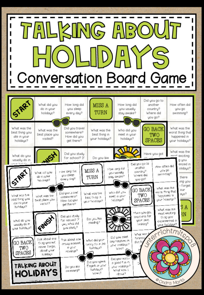 HOLIDAYS – Conversation Board Game