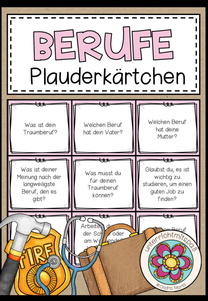 BERUFE – Plauderkärtchen