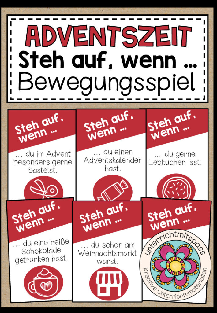 ADVENTSZEIT – Steh auf, wenn … (Bewegungsspiel)