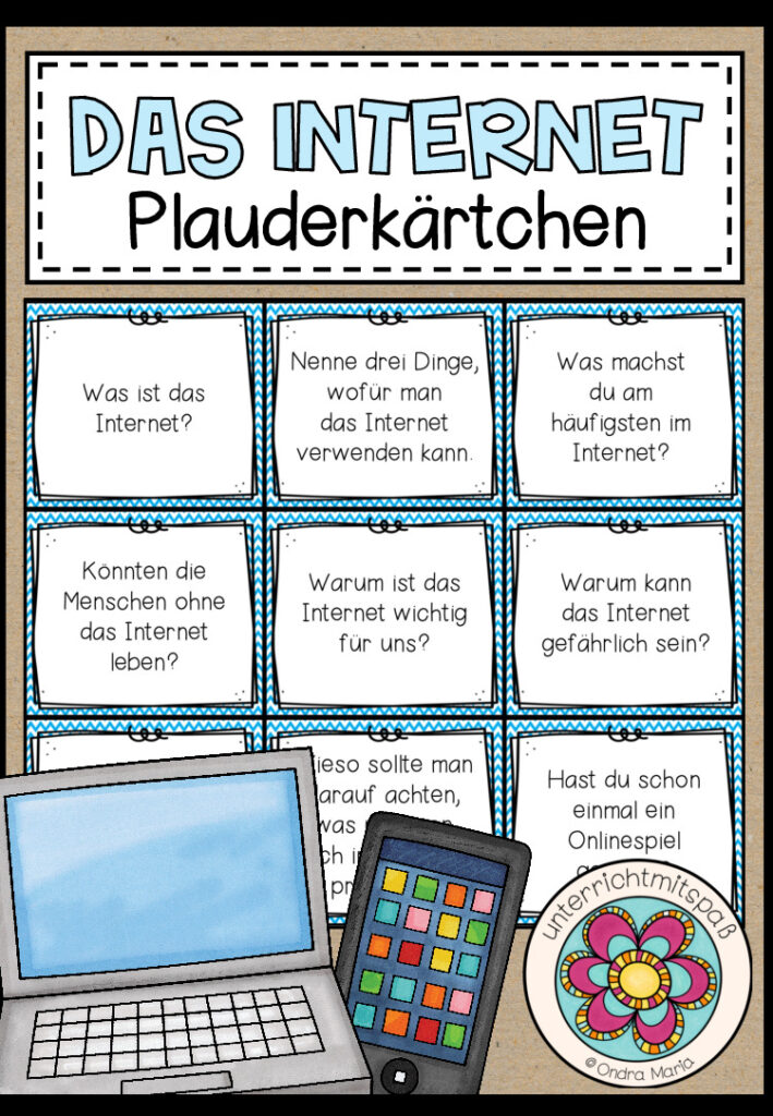DAS INTERNET – Plauderkärtchen