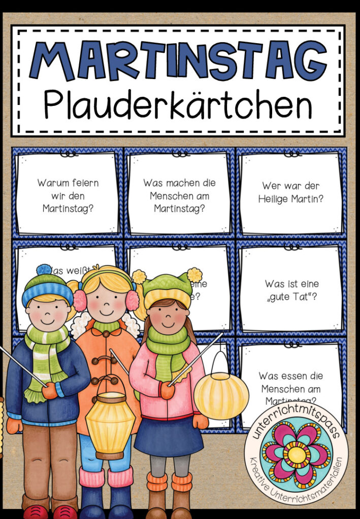 Der Martinstag (Sankt Martin) – Plauderkärtchen