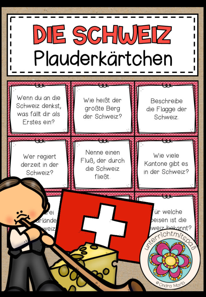 DIE SCHWEIZ – Plauderkärtchen