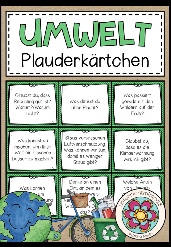 DIE UMWELT – Plauderkärtchen