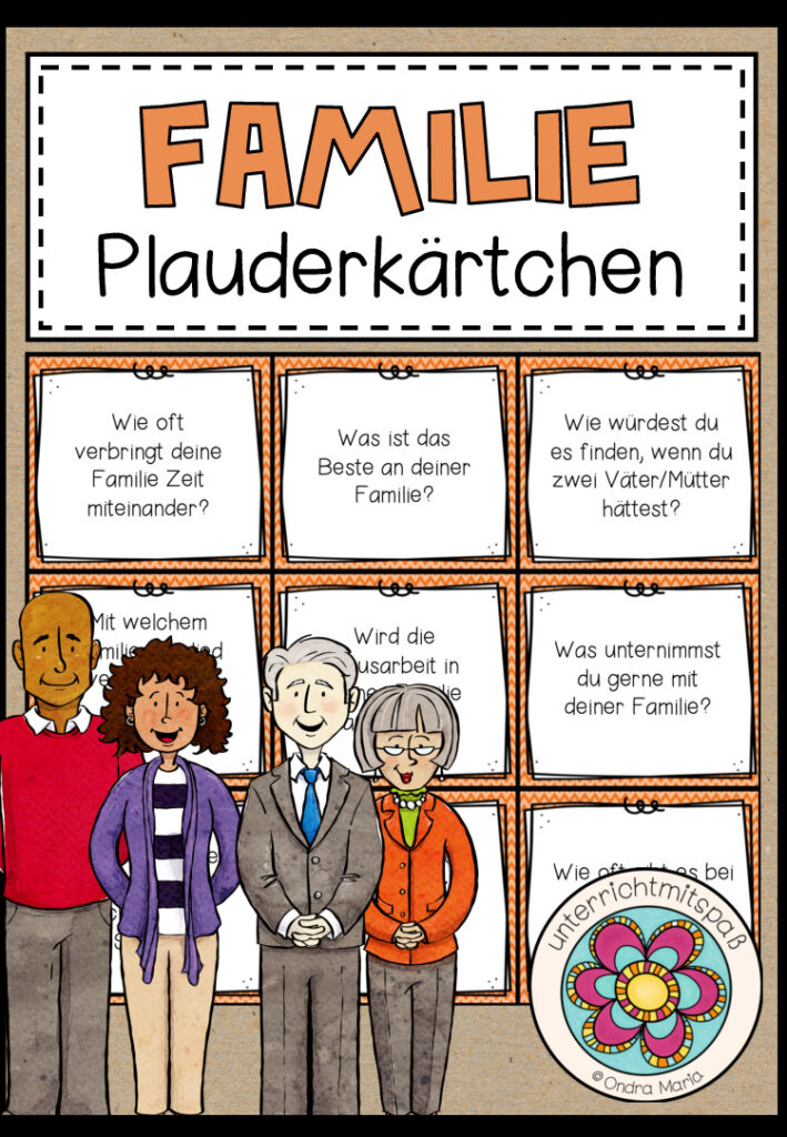 FAMILIE – Plauderkärtchen