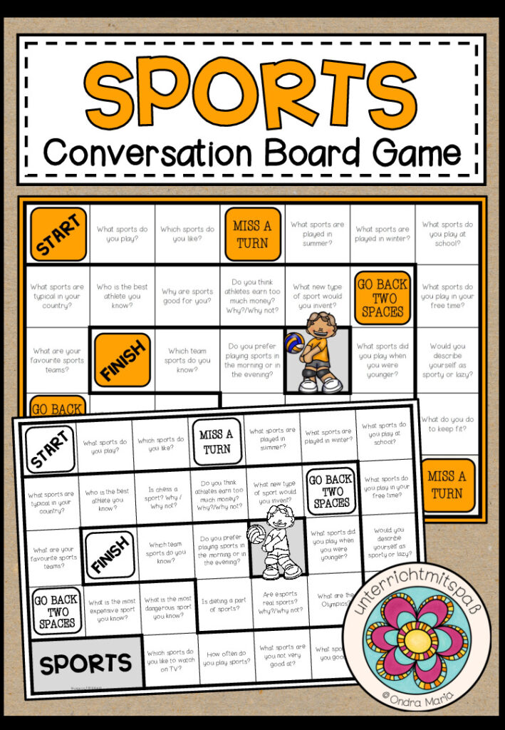 SPORTS – Conversation Board Game