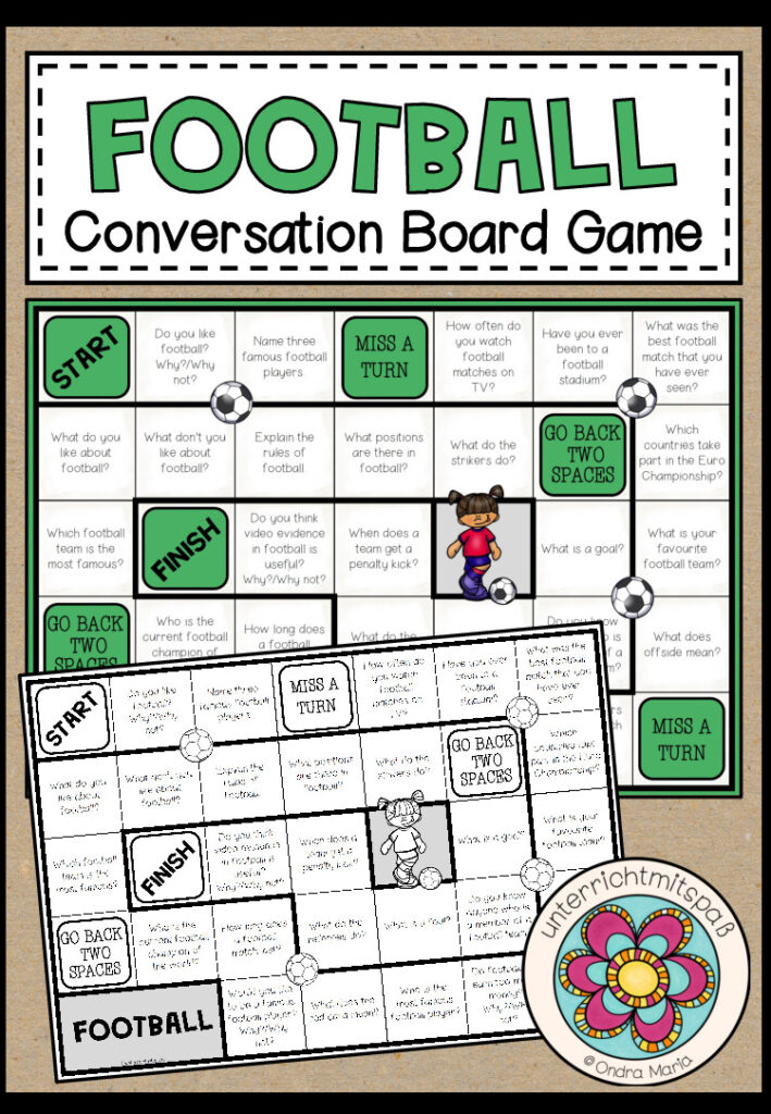 FOOTBALL – Conversation Board Game