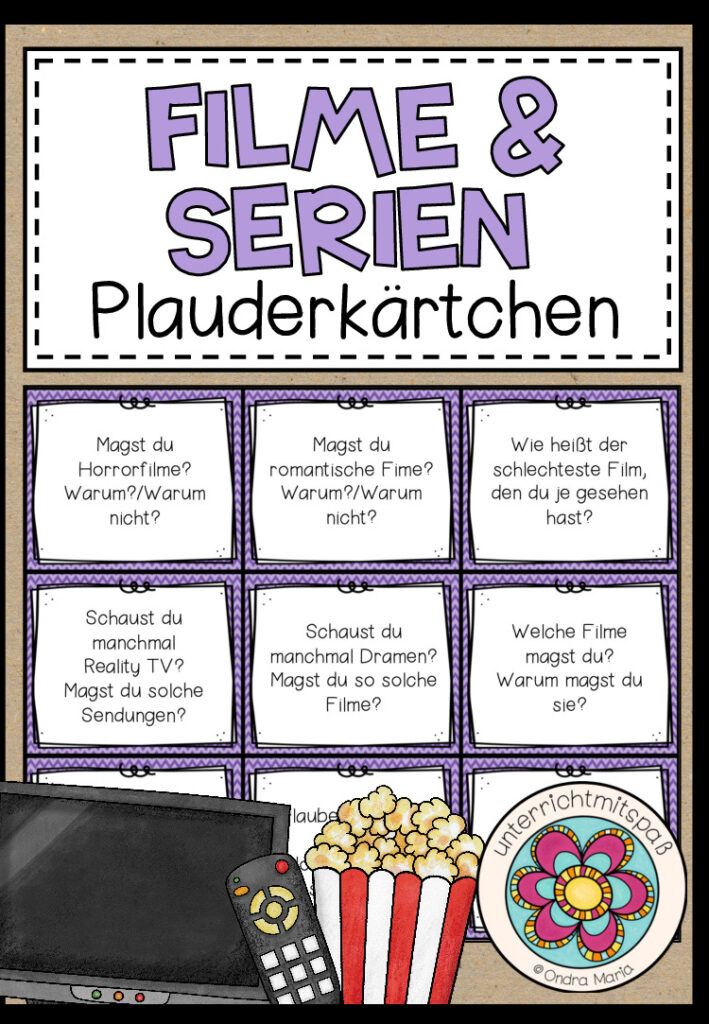 FILME & SERIEN – Plauderkärtchen