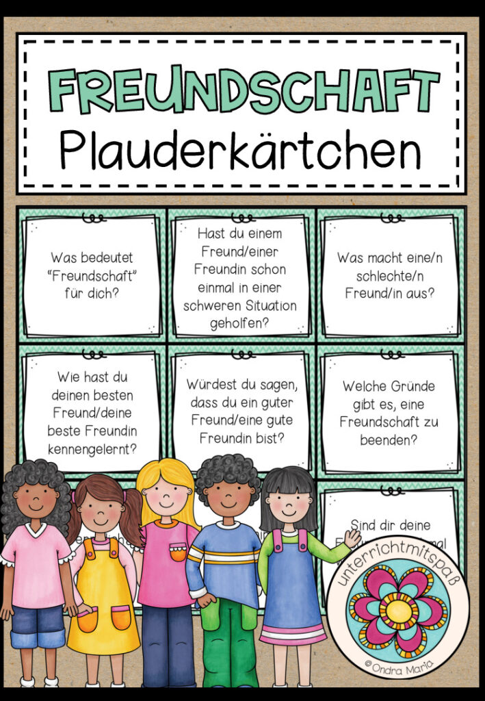 FREUNDSCHAFT – Plauderkärtchen