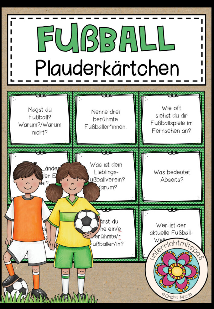 FUßBALL – Plauderkärtchen