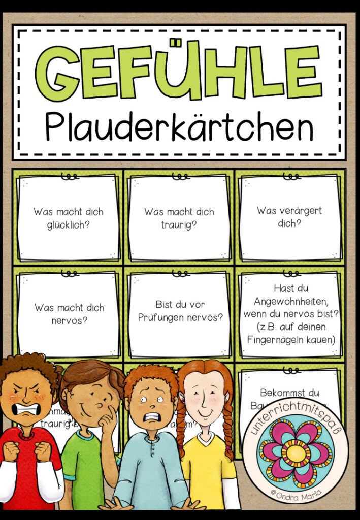 GEFÜHLE – Plauderkärtchen