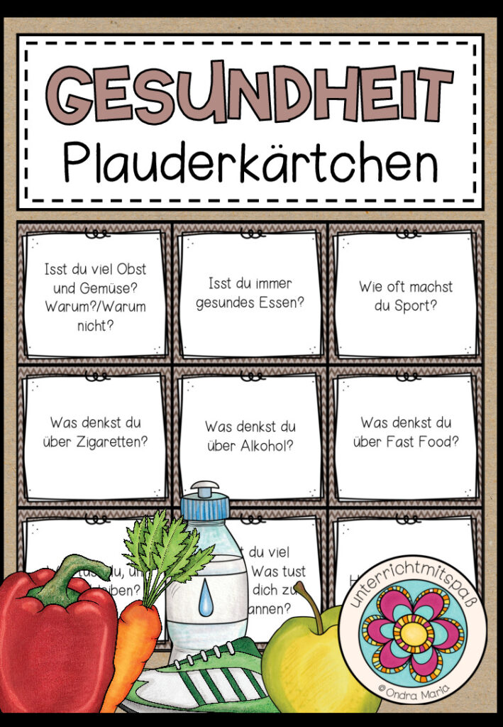 GESUNDHEIT – Plauderkärtchen