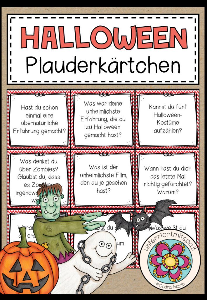 HALLOWEEN – Plauderkärtchen